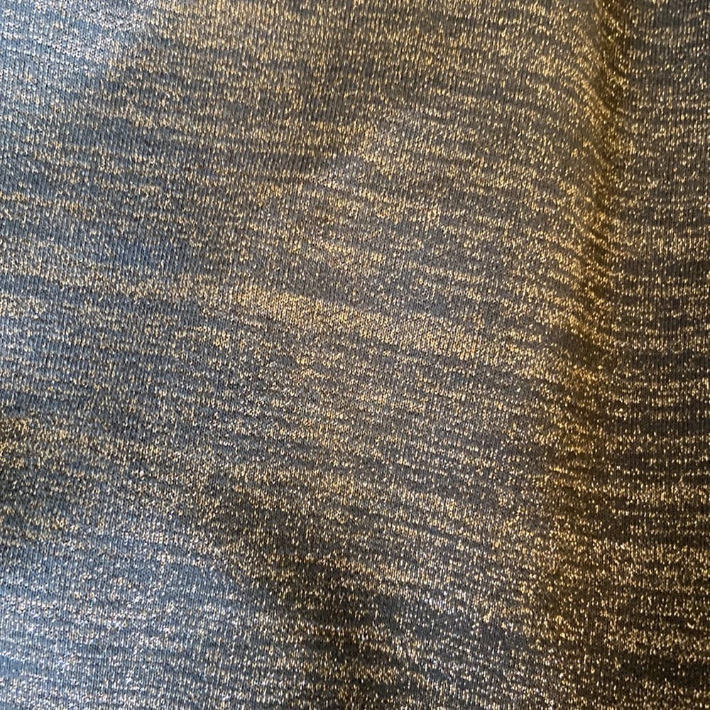Anthropologie gold/grey skirt with stretch waistband - Picture 2 of 7